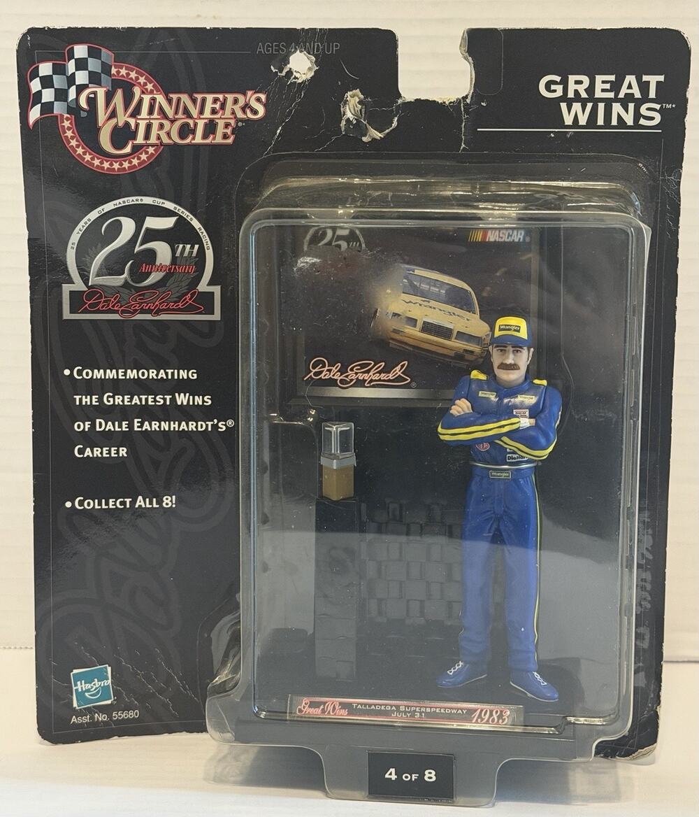 Dale Earnhardt Sr Winners Circle 25th Anniversary Great Wins 8 of 8 Vintage NOS